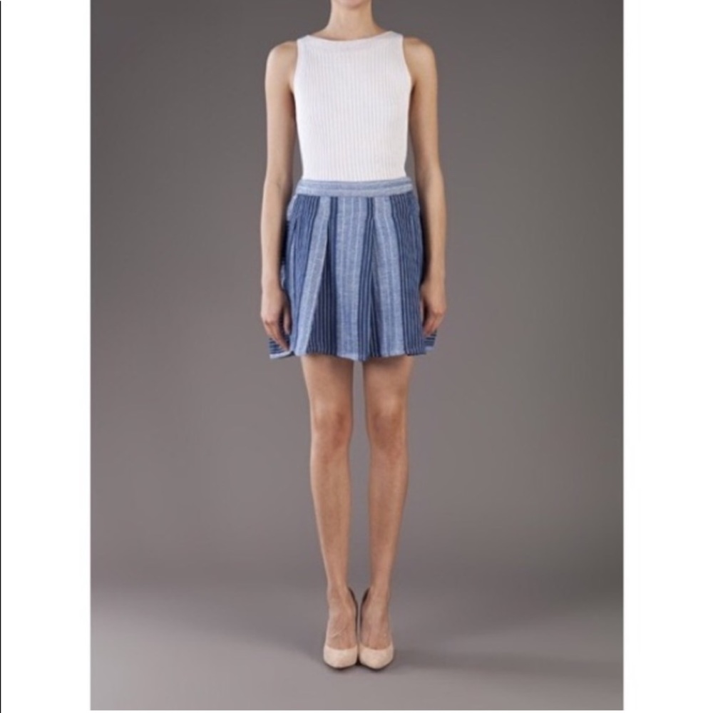 Ace & Jig Boro Sea Pocket Linen Cotton Mini Skirt